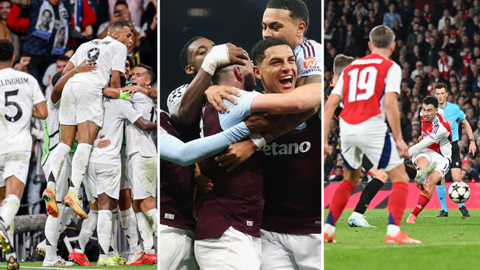 UEFA Champions League: Real Madrid Shines with Comeback Victory; Arsenal and Aston Villa Deliver Key Wins